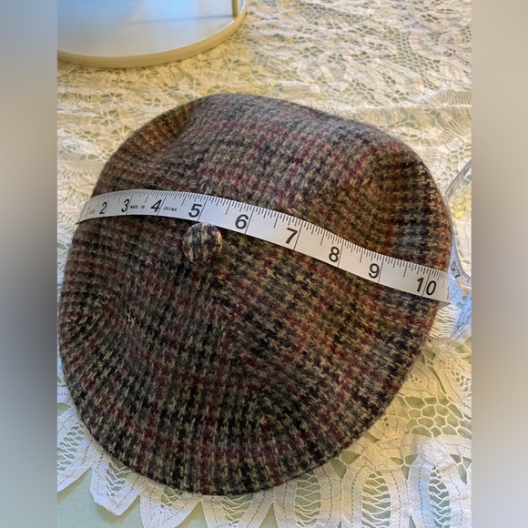 Old Vintage Tweed English Cap, KANGOL Desighn, Made in England - Picture 8 of 10